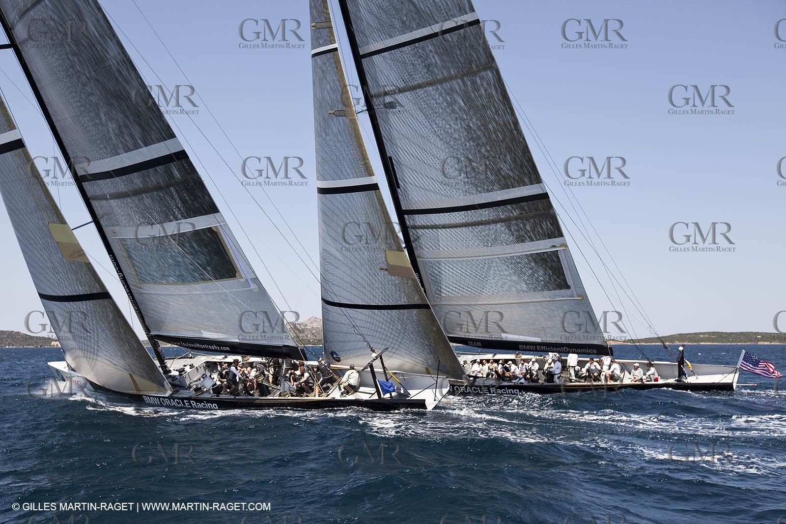 19 05 2010 - La Maddalena (ITA, Sardinia) Louis Vuitton Trophy - BMW ORACLE Racing - Training
