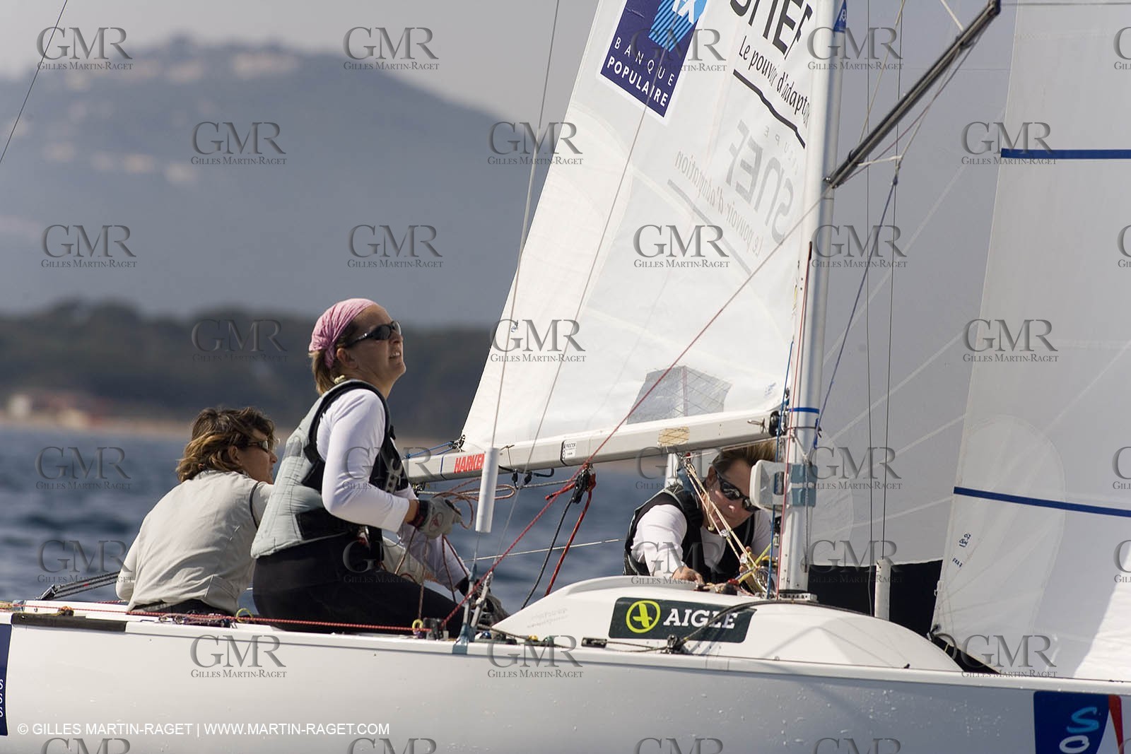25 04 2007 - 2007 Semaine Olympique Française - Hyères (South of France) - Day 4 - Team France - Yingling - Le Helley-Deplanque-Lepesant