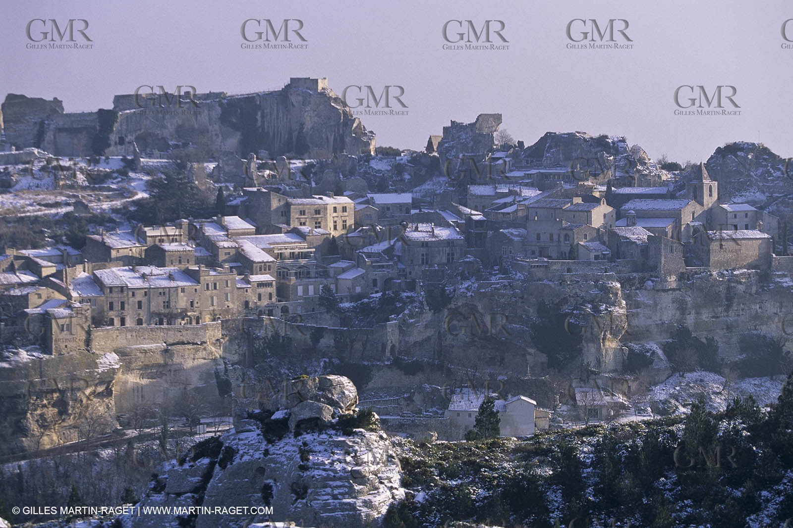 Provence under snow - Baux ed Provence