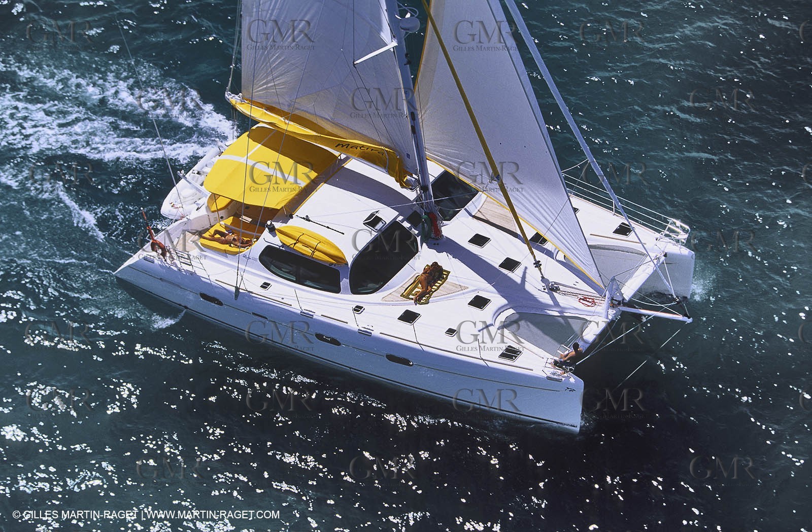 Cruising multihull sailing