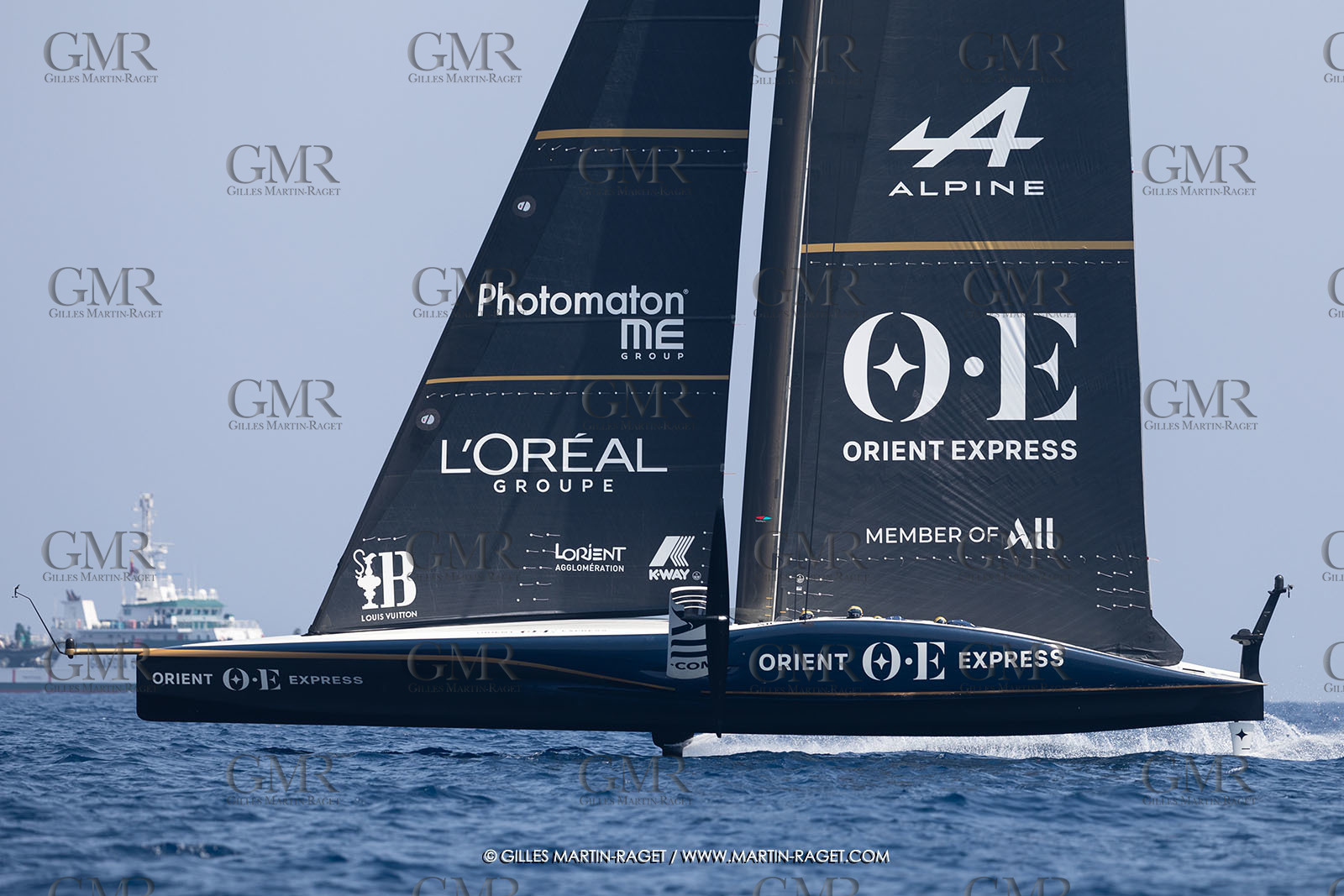 24 08 2024, Barcelona (ESP), Louis Vuitton 37th America's Cup, Louis Vuitton Prelilinary Regatta, Race Day 3