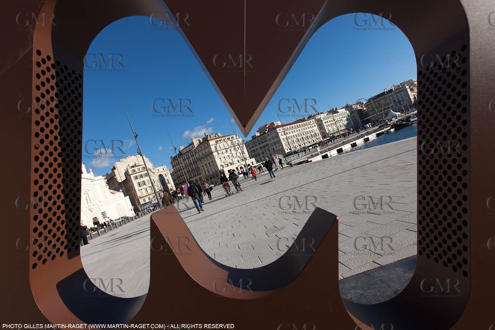 11 01 2013 - Marseille (FRA,13) - Marseille Provence 2013, European capital of Culture, Vieux Port refit