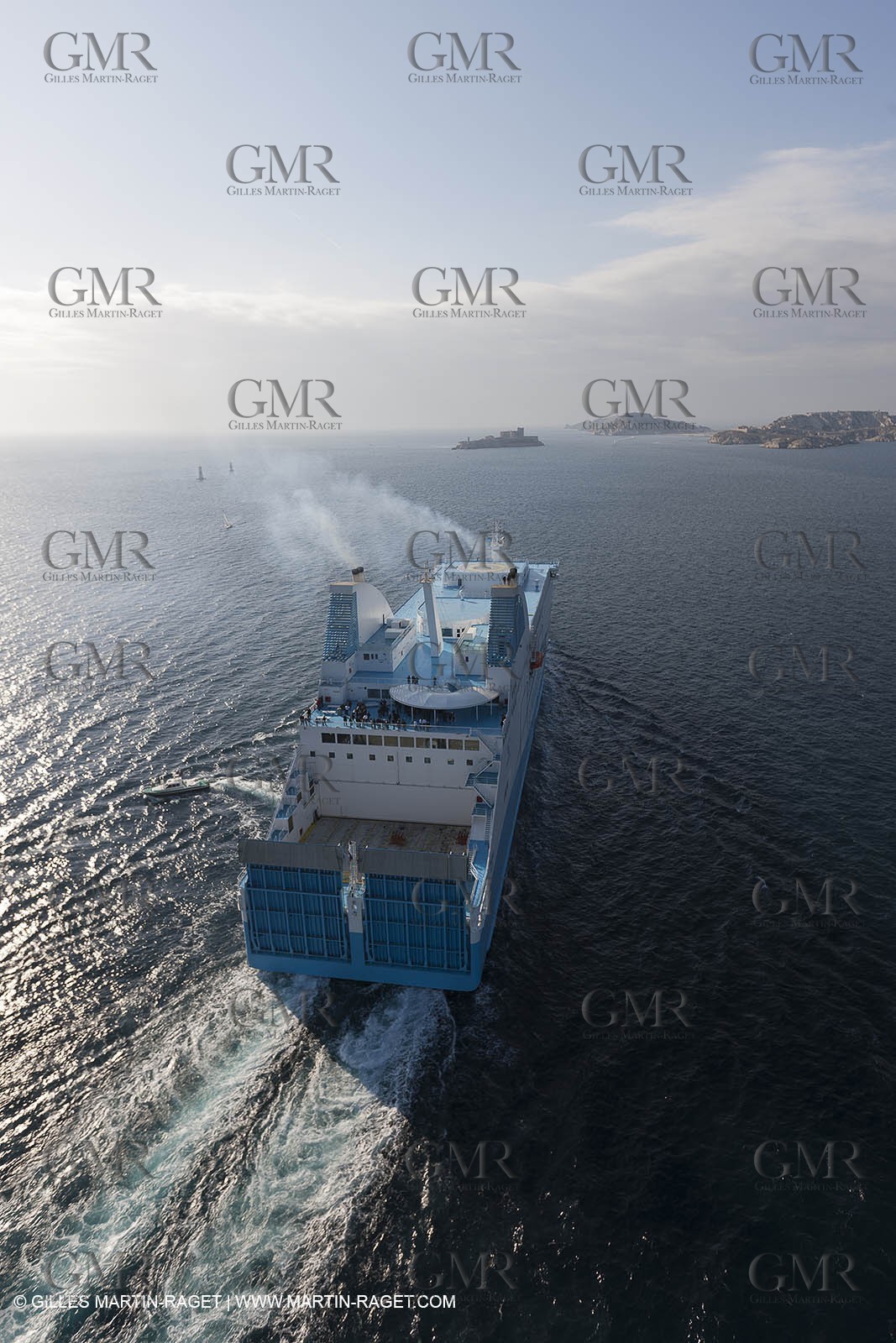 14 01 2012 - Marseille (FRA,13) - La Meridionale shipping company - the Piana off Marseille and the Calanques