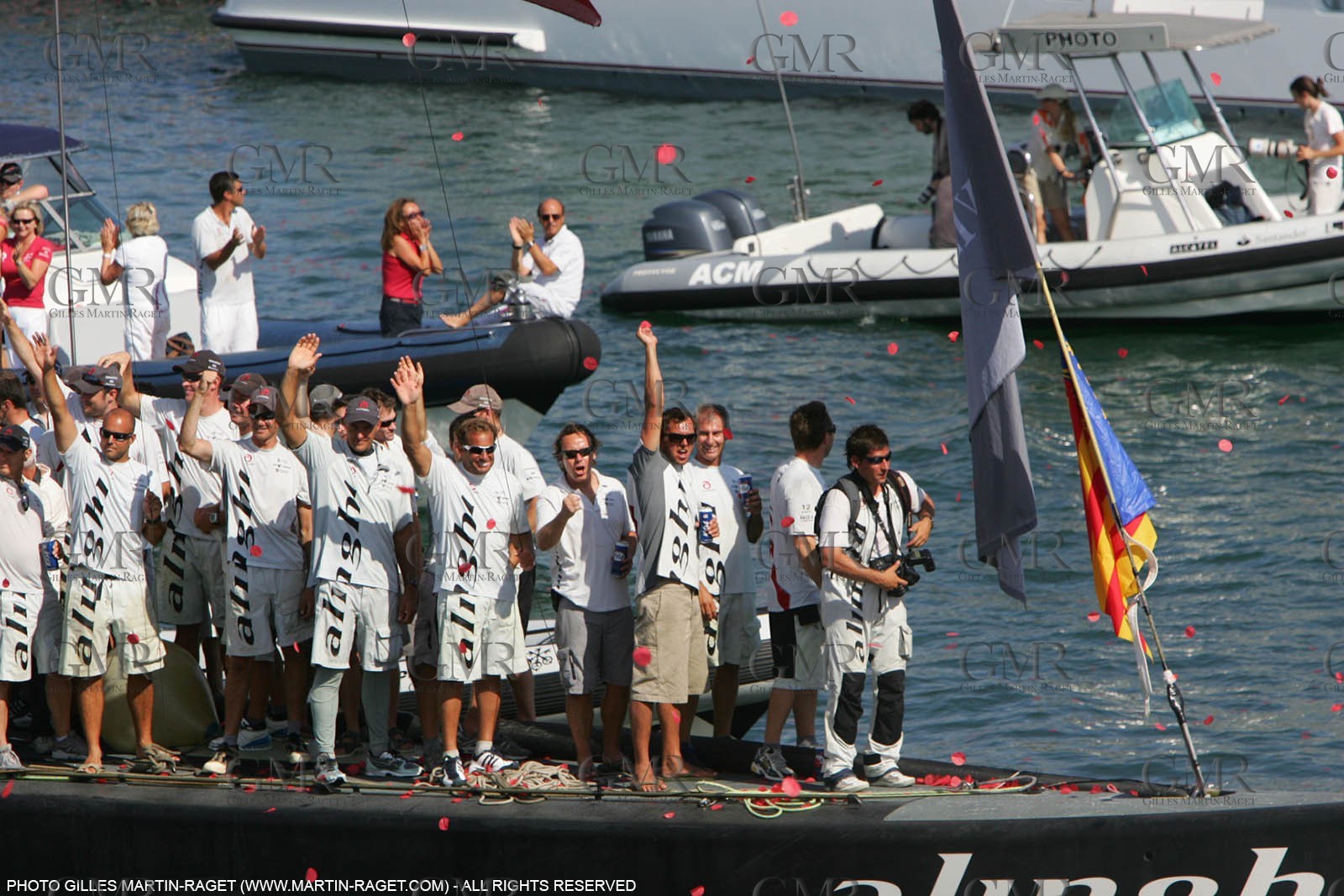 03 07 2007-Valencia (Spain)- 32nd America's Cup - Final Match - Day 8 - Alinghi vs Emirates Team New Zealand