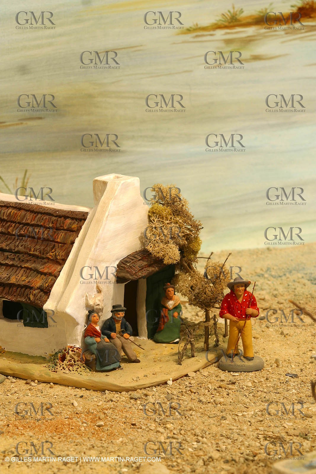 Great crib from les Saintes Maries de la mer (FRA, 13) for Christmas, December 2010