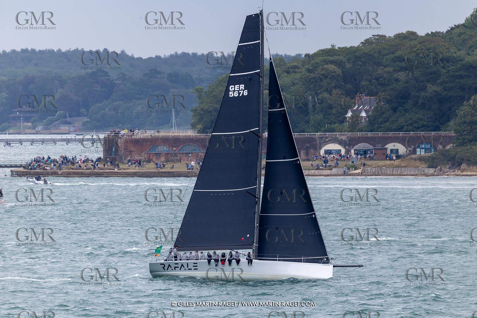 26 07 2025, Cowes (UK, IOW), Admiral's Cup 2025, Rolex Fastnet Race start,