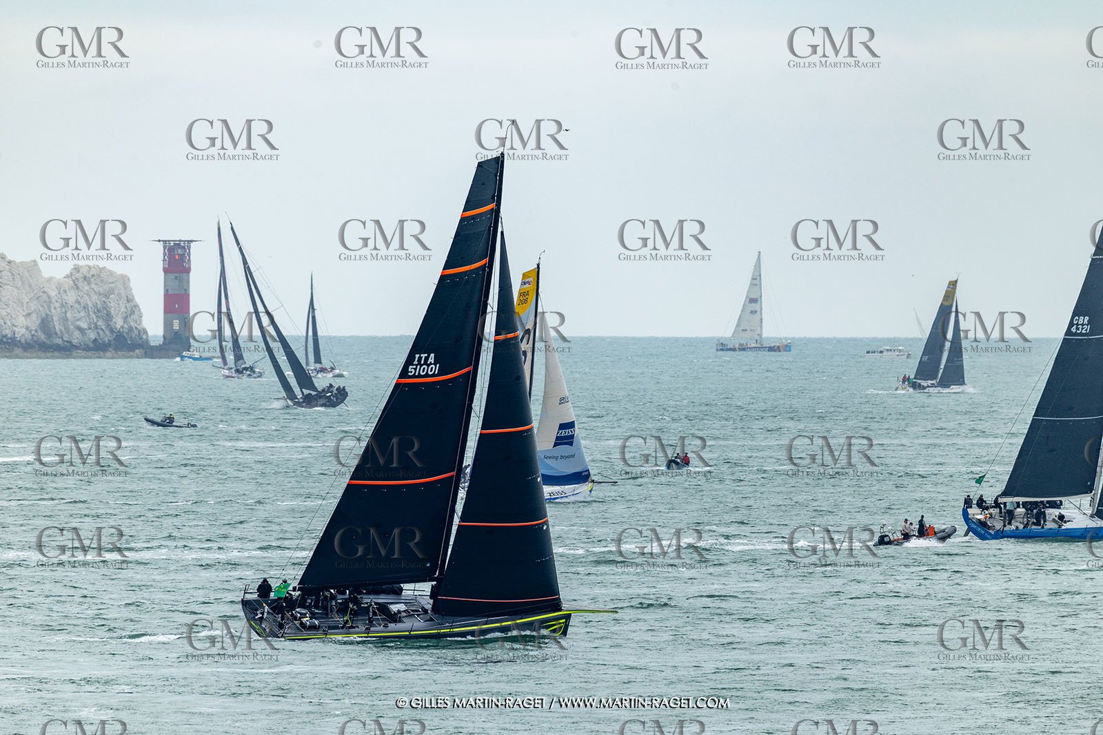 26 07 2025, Cowes (UK, IOW), Admiral's Cup 2025, Rolex Fastnet Race start,