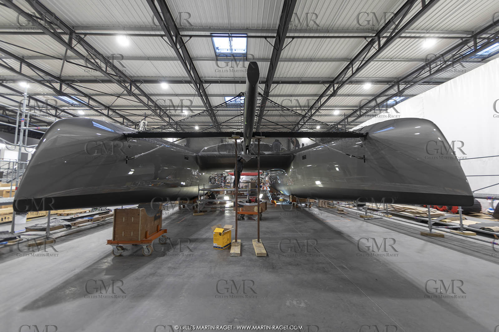 17 01 2018, La Grande Motte (FRA), Gunboat 68  1 launch