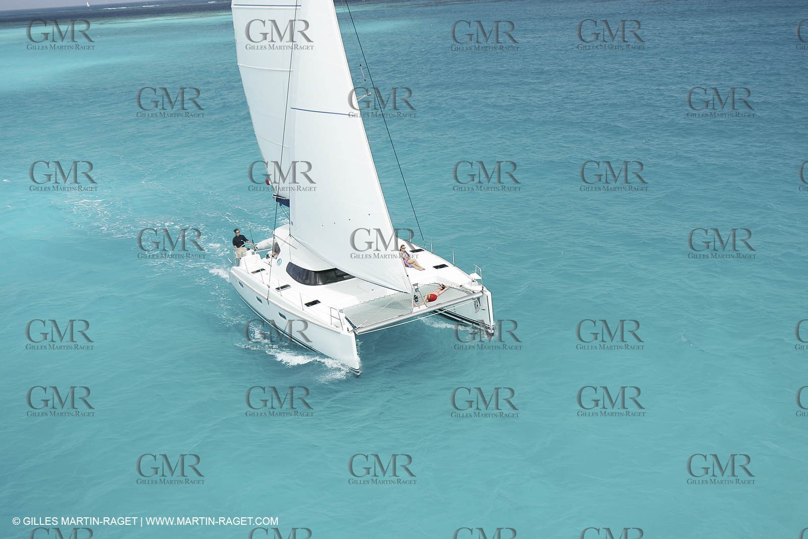 Cruising multihull sailing