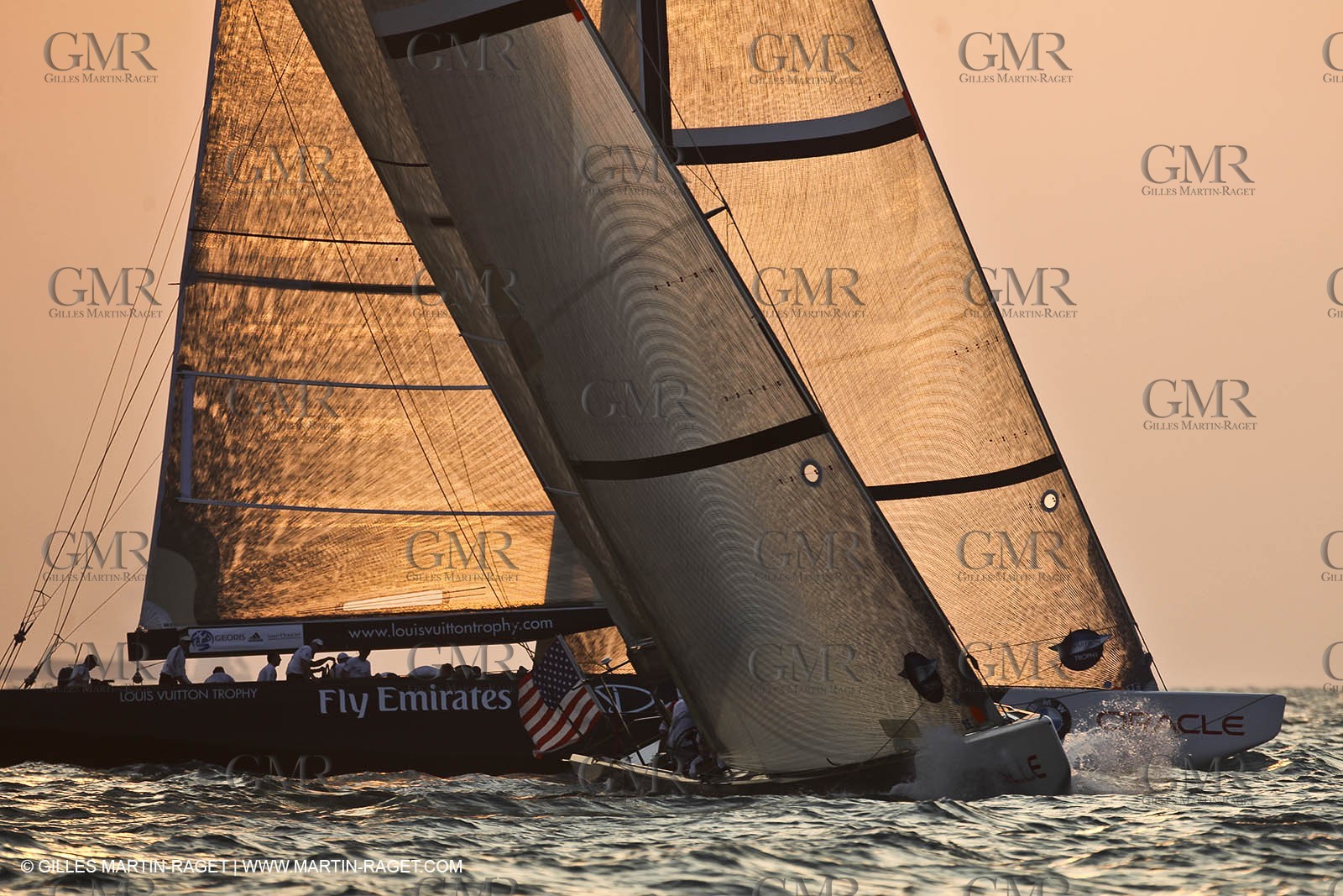 14 11 2010 - Dubai (UAE) - Dubai Louis Vuitton Trophy -  BMW ORACLE Racing - Training - Race Day 1