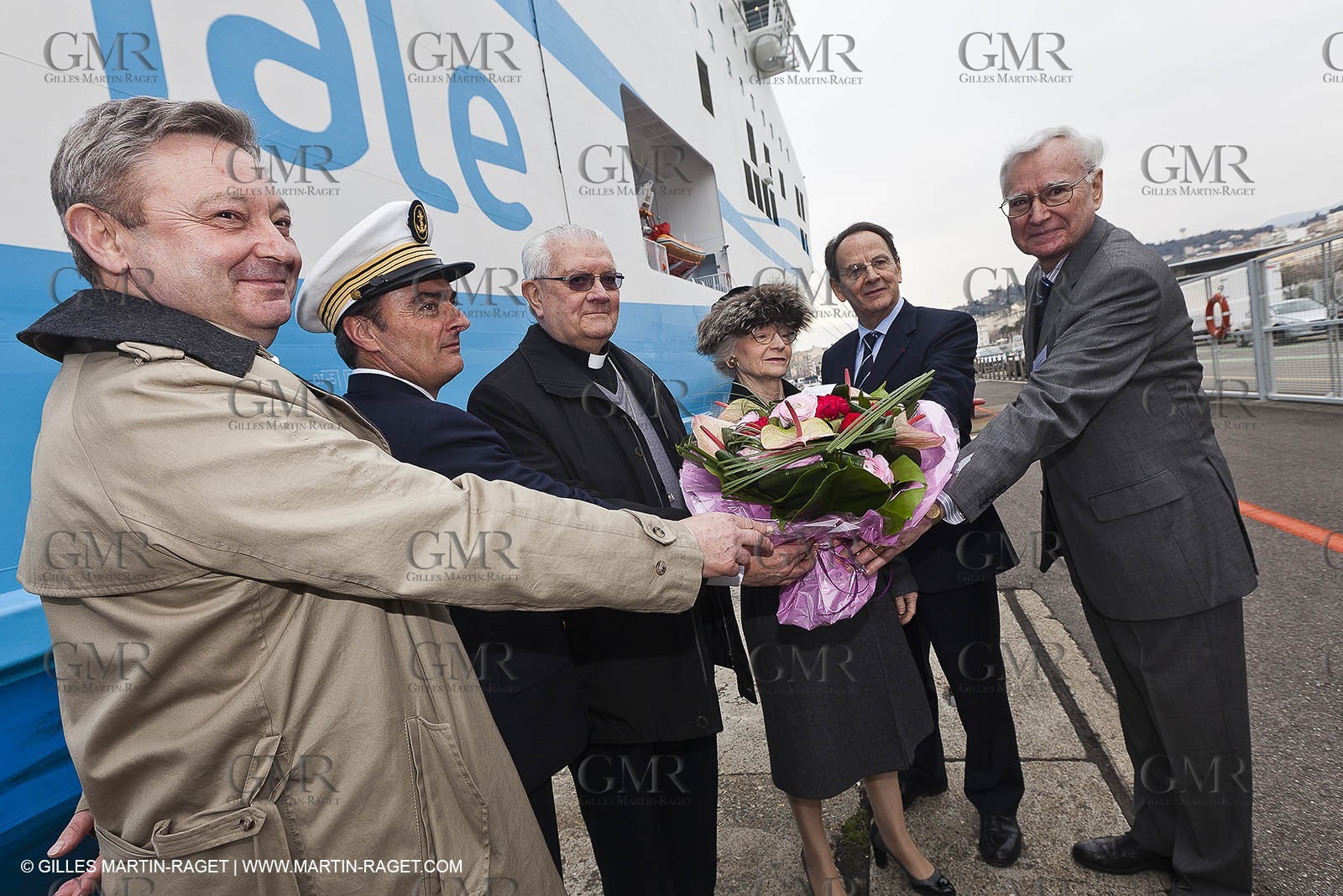 01-31-12   Marseilles (FRA,13) Bastia (FRA,Corsica)   Launching cruising trip and Christening ceremony of PIANA, last ferry ship from La Meridionale