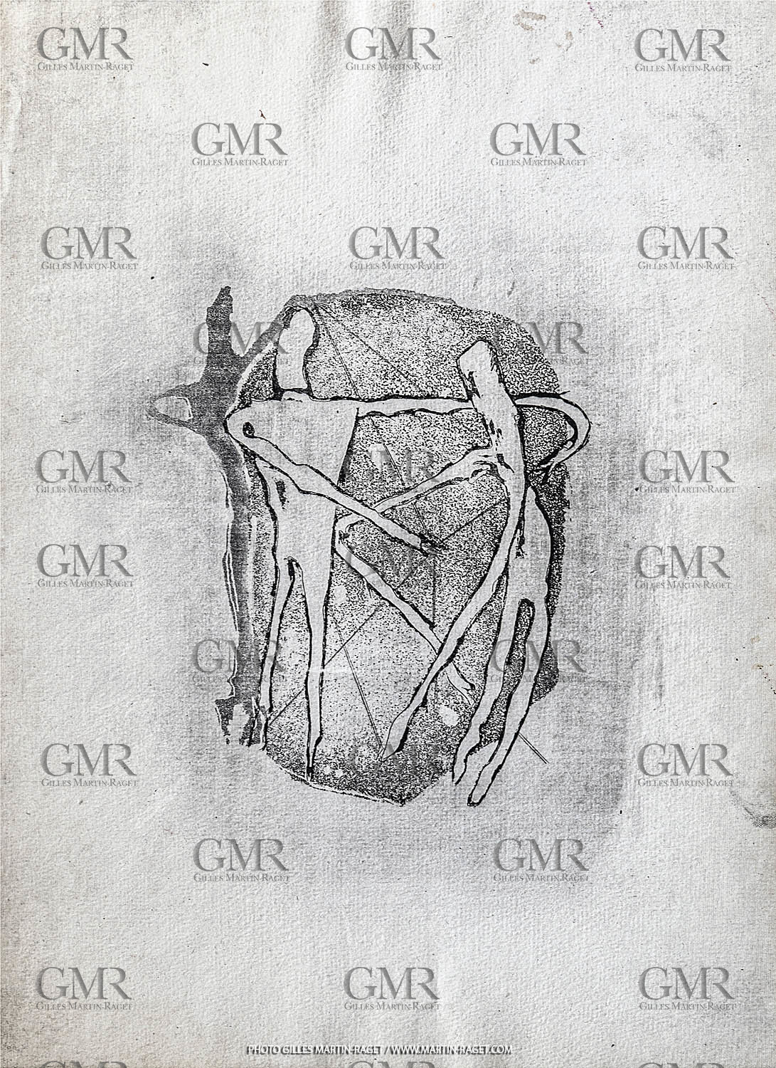 12 07 2020, St Rémy de Provence (FRA, 13) Oeuvre Germaine Richier, gravure