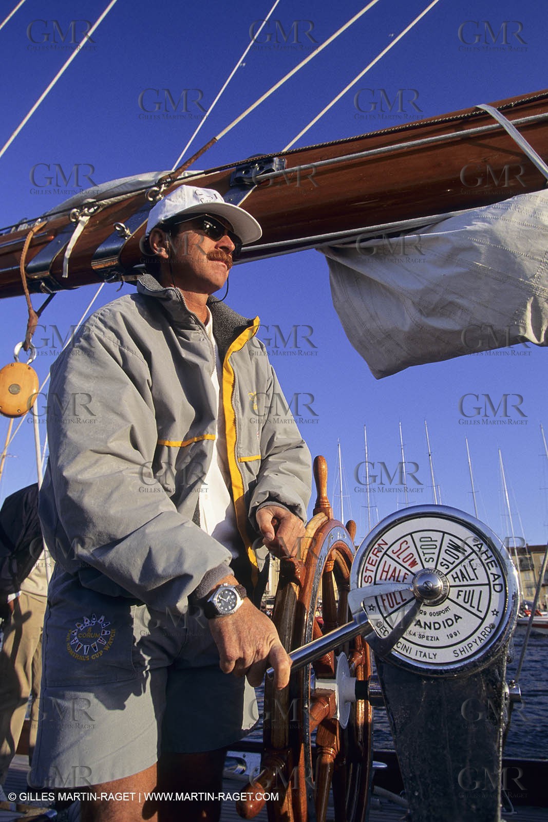 Sailing, cruising, people, only one man