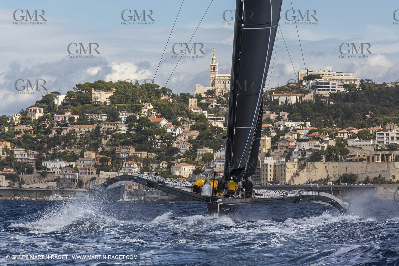 24 09 2012 - Marseille (FRA,13) - Match race France 2012 - Arrivée des MOD 70 du  Tour de l'Europe