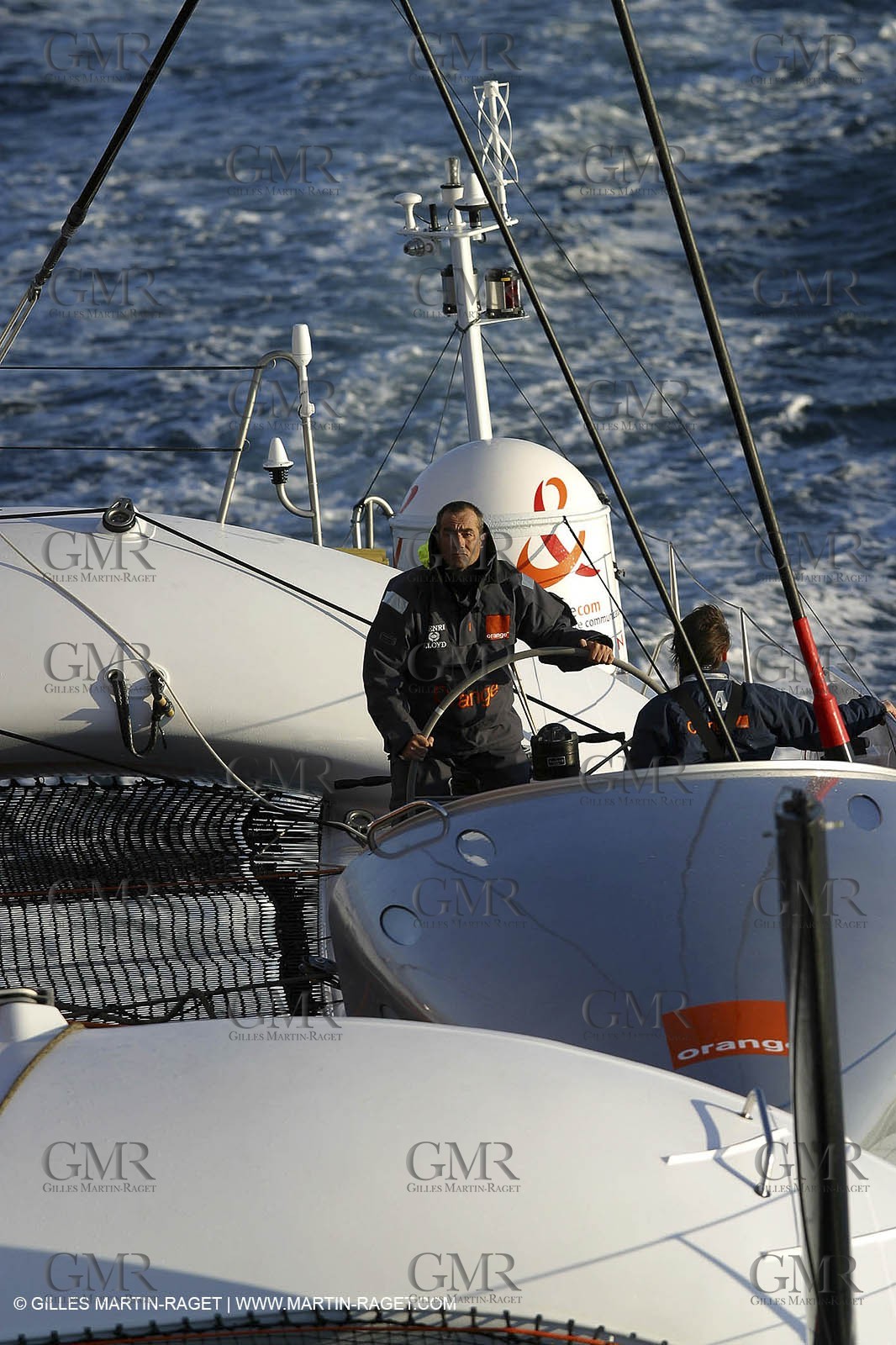 Orange II - 2004 Jules Verne Trophy - 1st start - Bruno Peyron