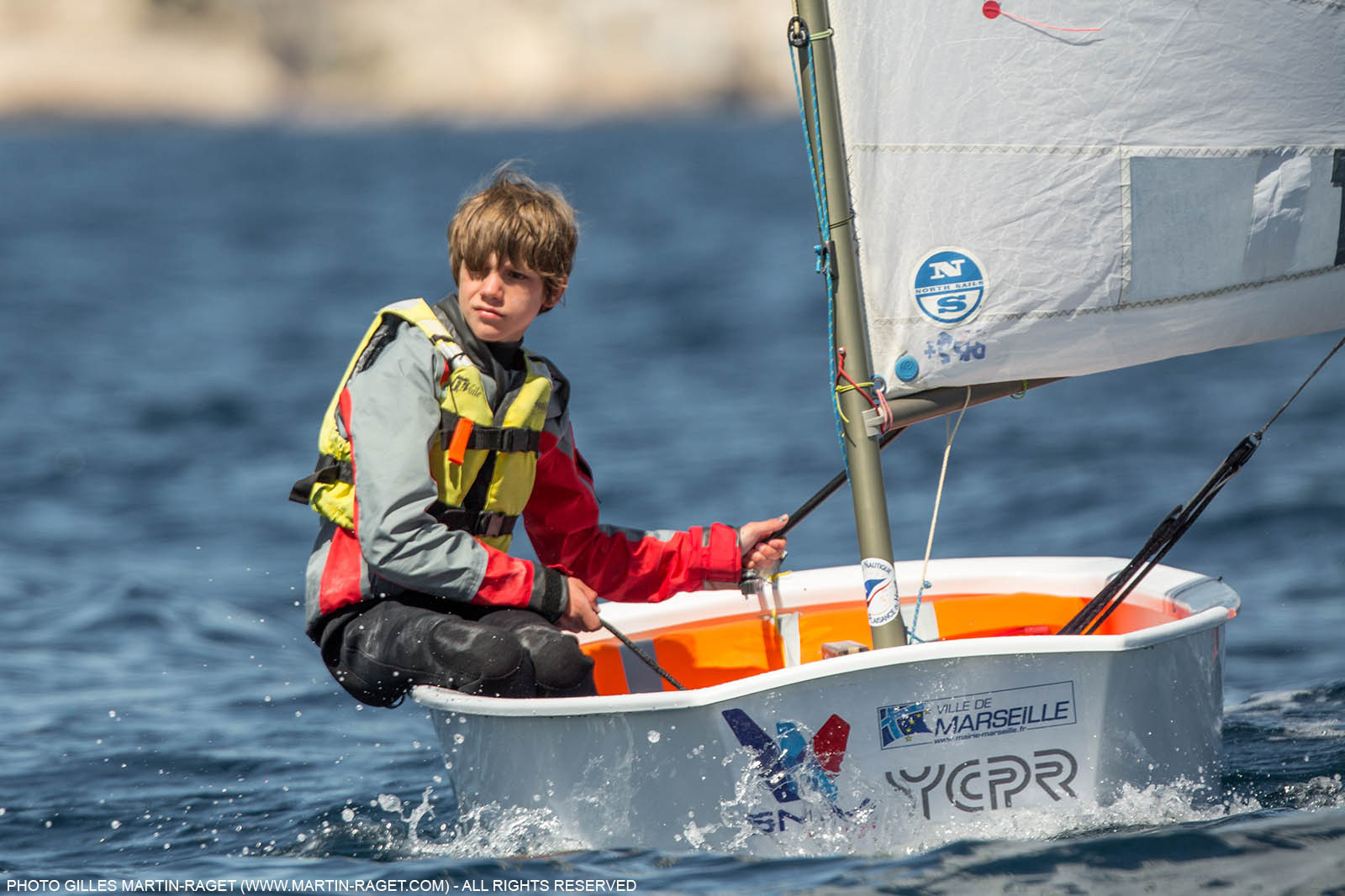 14 04 2016, Marseille (FRA,13), SNIM Dériveurs, Coupe Internationale de Printemps Optimist, Day 4