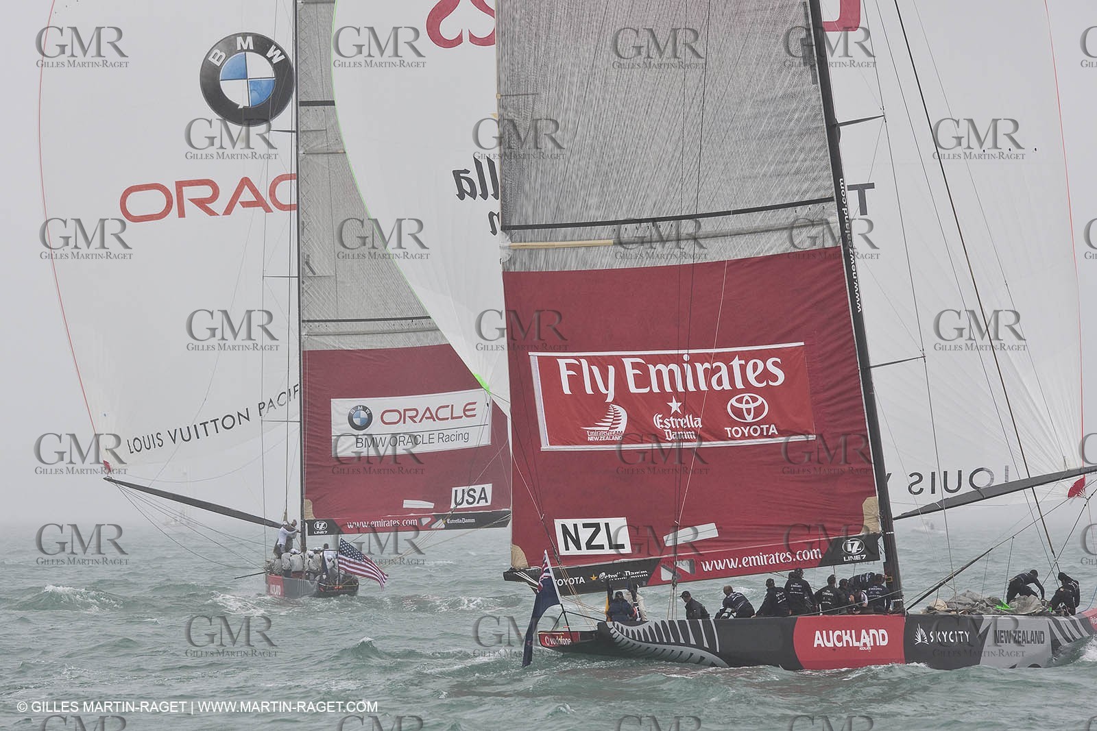 09 02 2009 - Auckland (NZL) -  Louis Vuitton Pacific Series -  Racing Day 9 - Round Robin 2