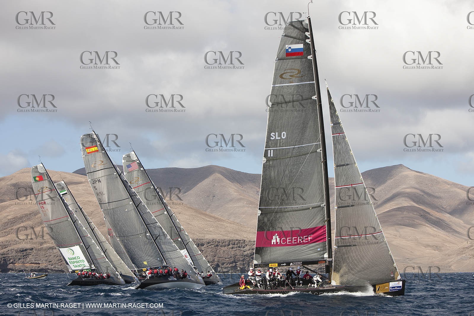 09 12 2008 - Puerto Calero (Lanzarote, Islas Canarias, ESP)  - RC 44 World Championsship - RC 44 Puerto Calero Gold Cup - Training