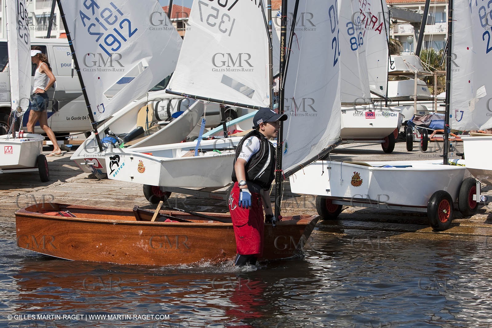 24 05 2010 - Hyères (FRA,83) - wooden optimist