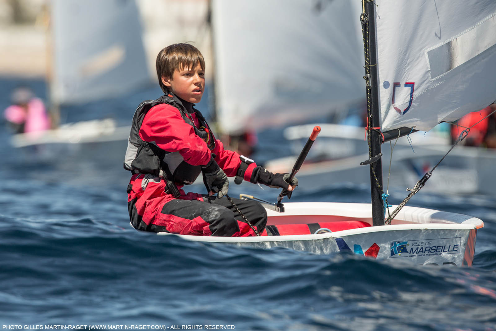 14 04 2016, Marseille (FRA,13), SNIM Dériveurs, Coupe Internationale de Printemps Optimist, Day 4