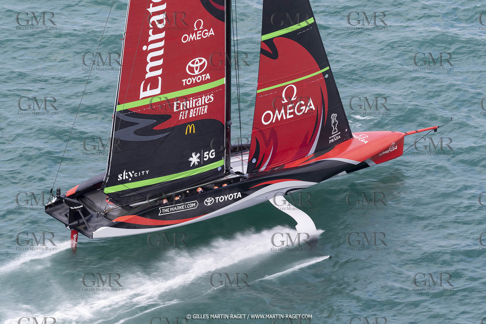 11 12 2020 - Auckland (NZL) - 36th America's Cup - Practice Sessions - Day 3 - Emirates Team New Zealand