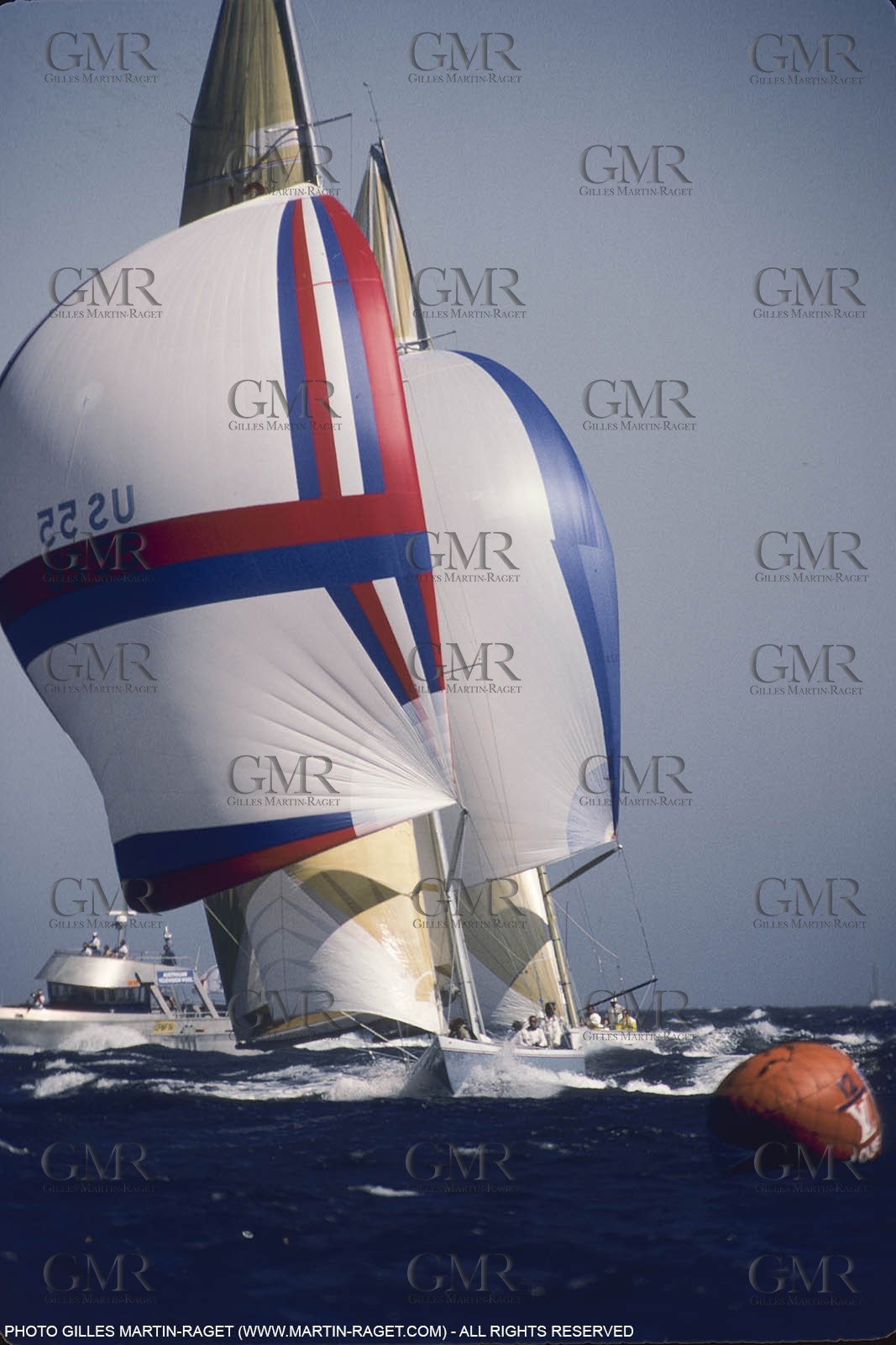Sailing, Yacht Racing, 26th America's Cup Fremantle 1987, Stars and Stripes