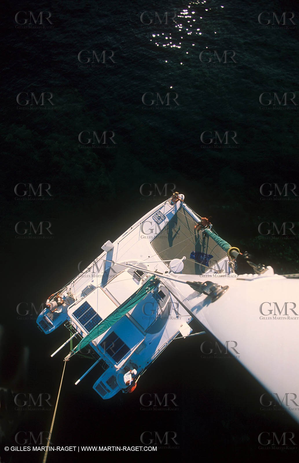 Cruising multihull mooring