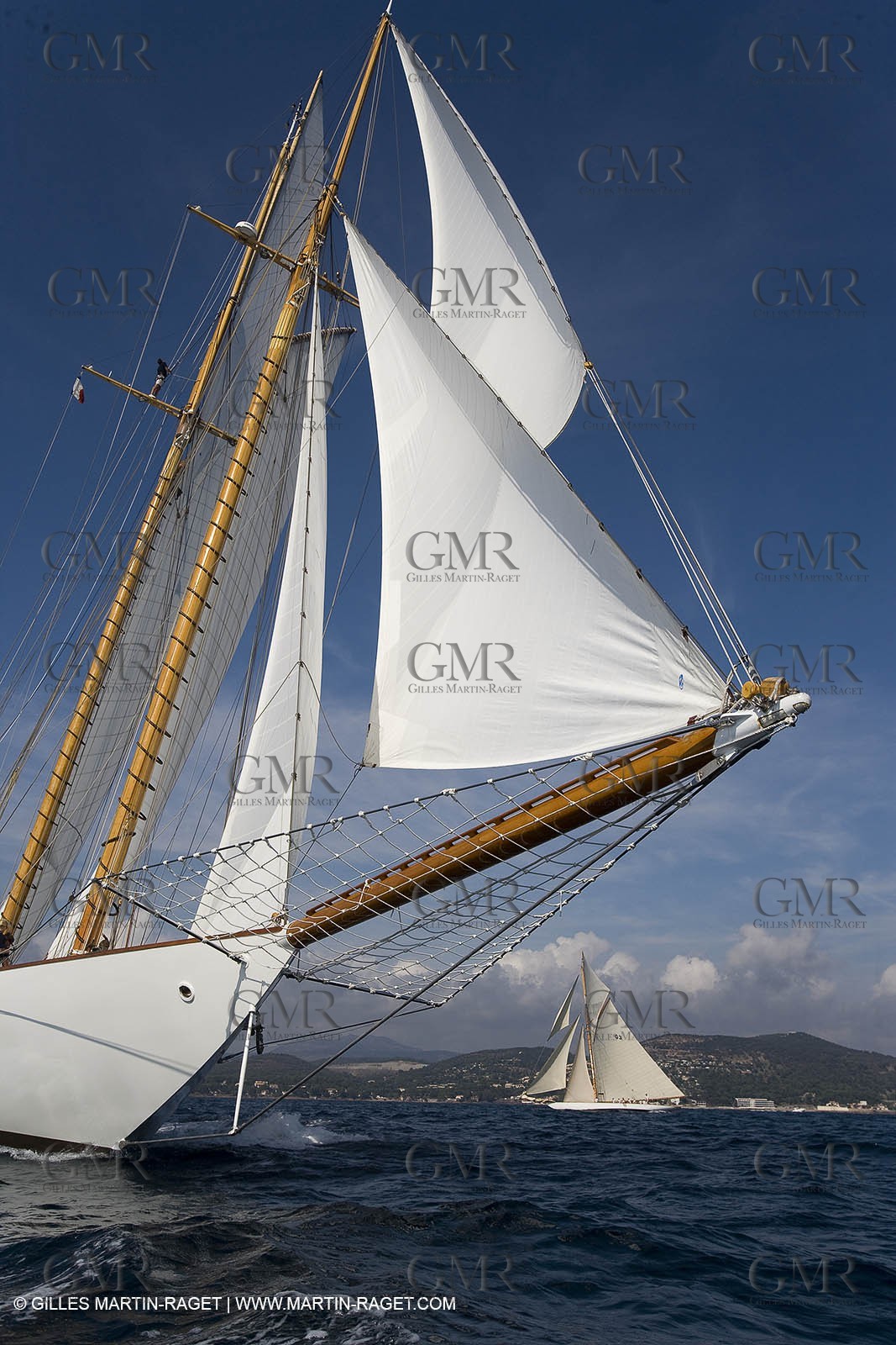 01 10 2006 - Saint Tropez (Fr) - Voiles de Saint Tropez 2006 - Arrivée de la Coupe du Yacht Club de France