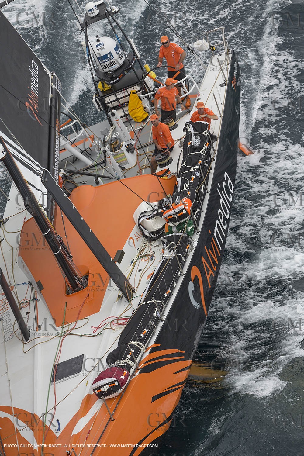 11 10 2014, Alicante (ESP), Volvo Ocean Race 2014-15, Team Alvimedica