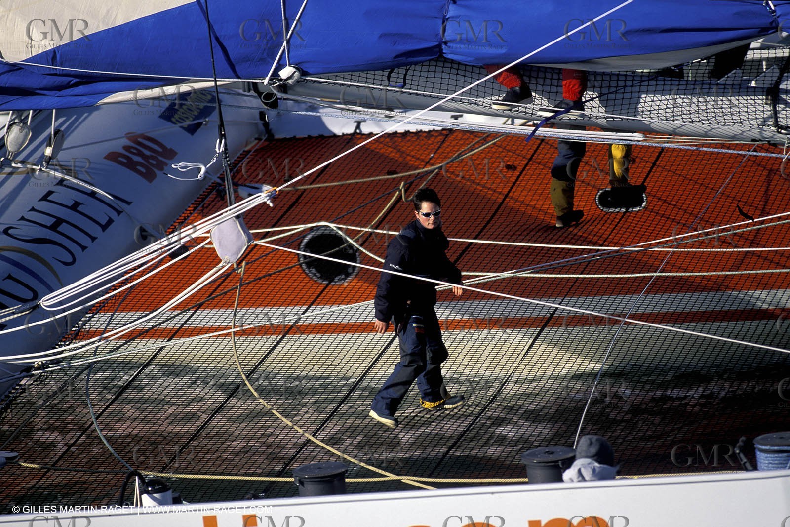 Kingfisher II - Jules Verne Trophy 2002 start - Brest