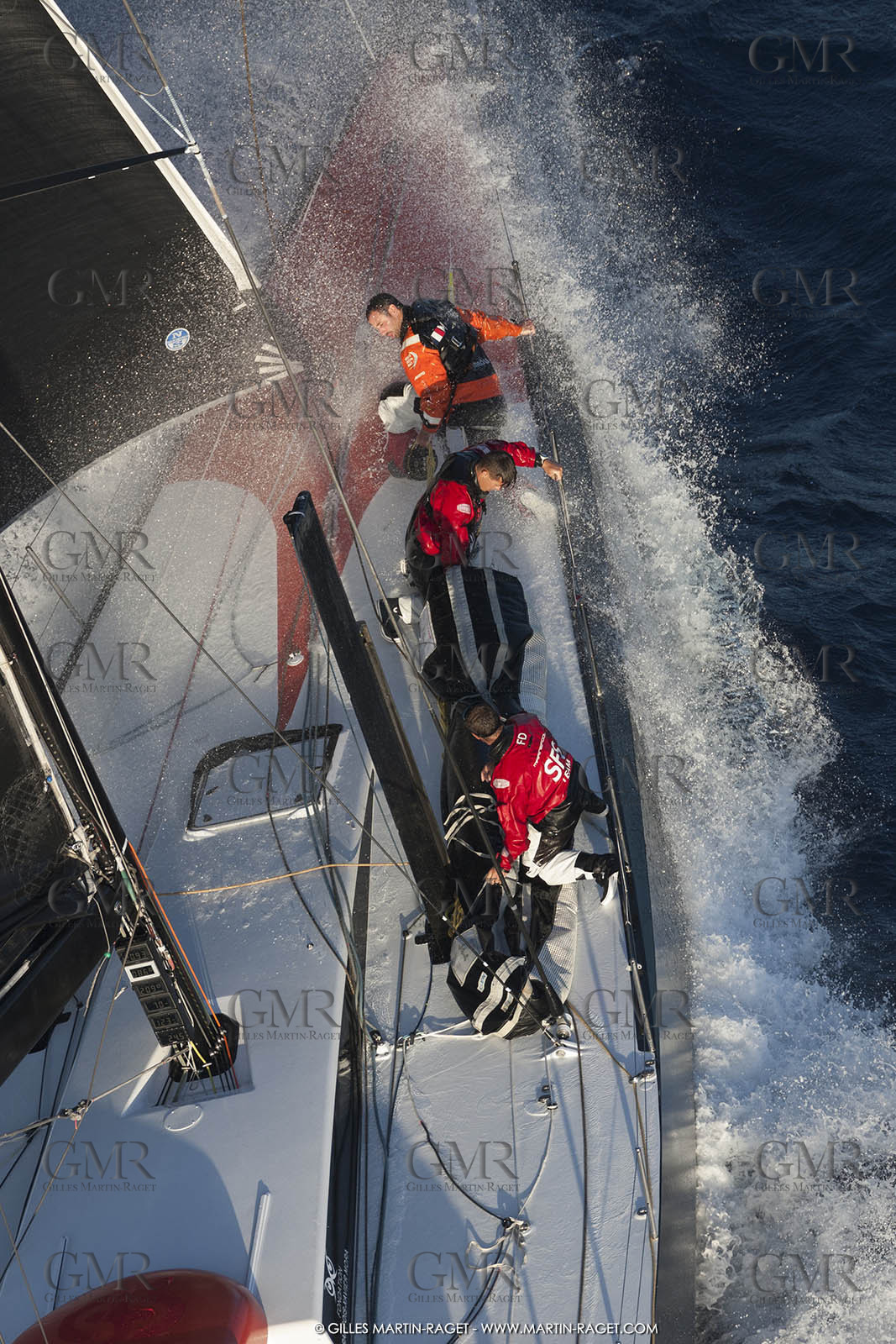 09 10 2017, Calvi (FRA,20), VOR 70 Babsy, Tentative de record autour de la Corse à la voile, skipper Franck Cammas