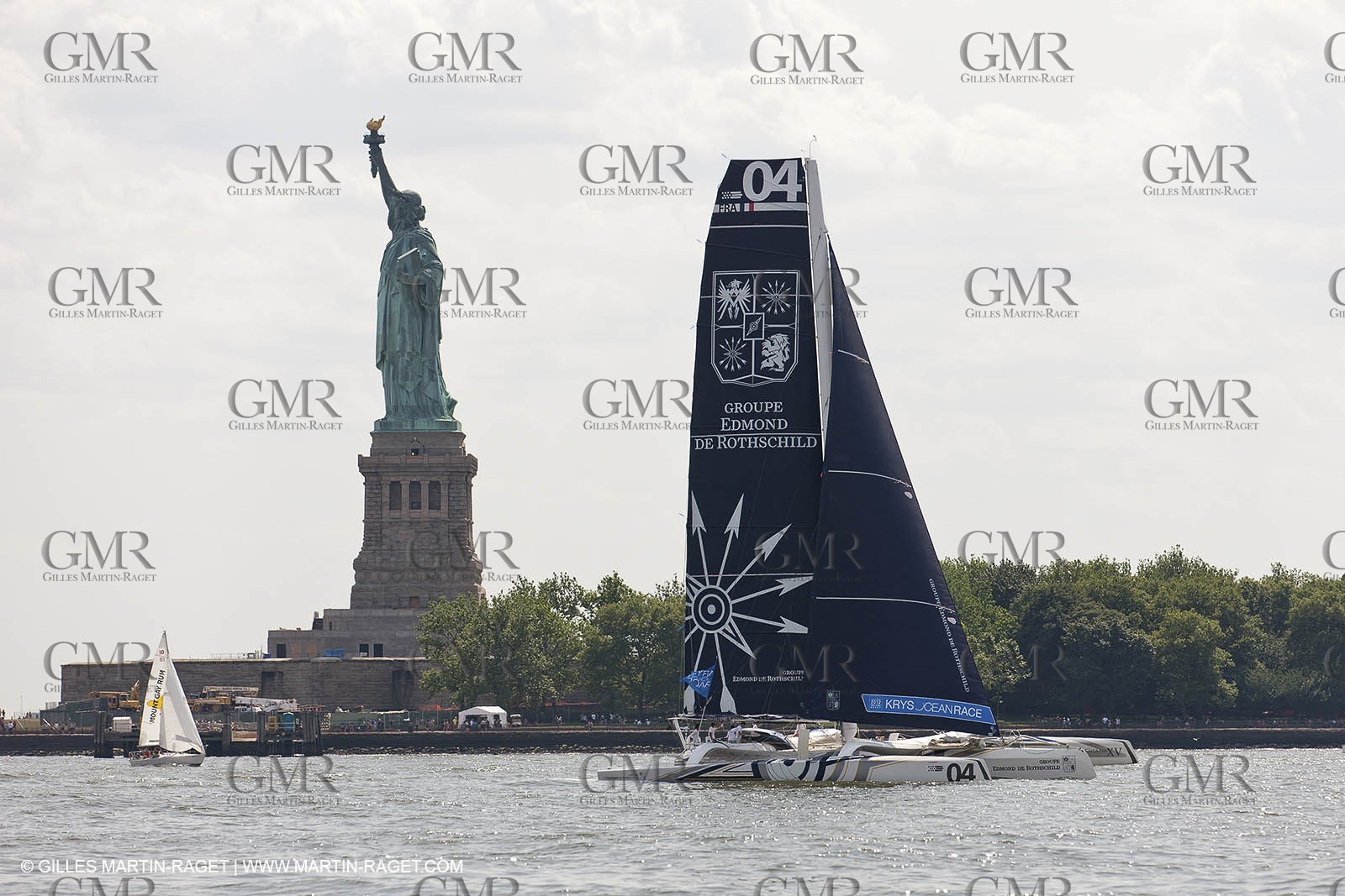 03 07 2012 - New York (USA, NY) - Krys Ocean Race prologuie - arrival in New York