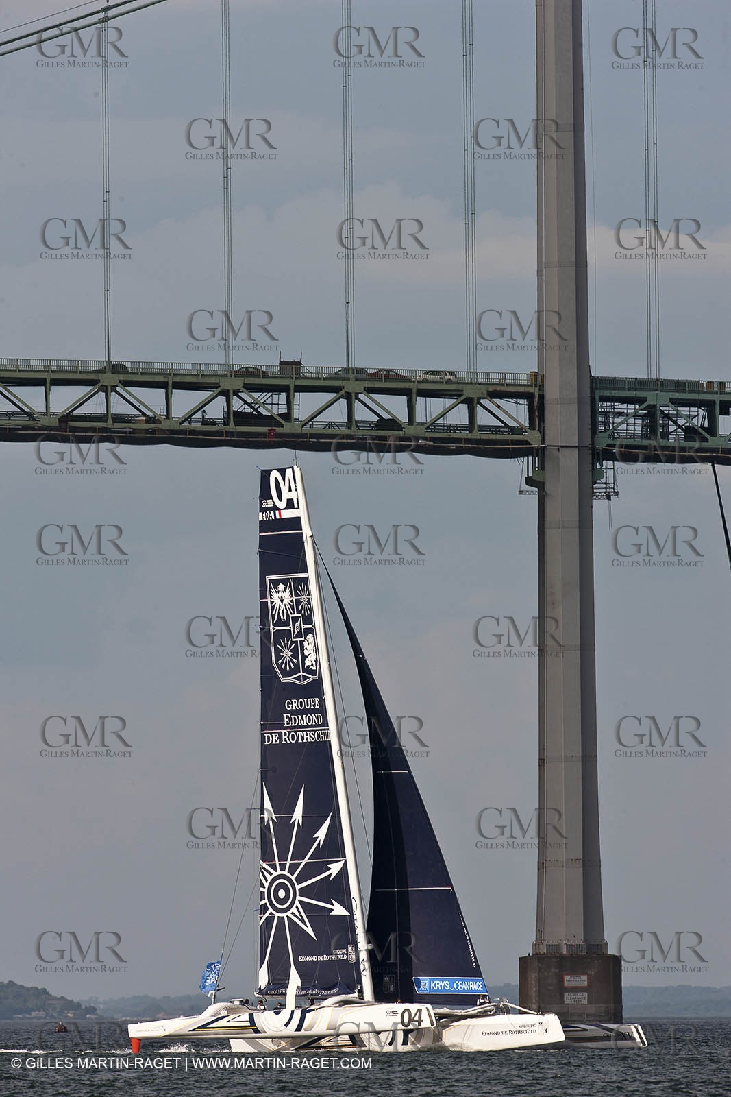 02 07 2012 - Newport (RI) -start of the Krys Ocean Race pre-event sailed between Newport and New York, Gitana XV