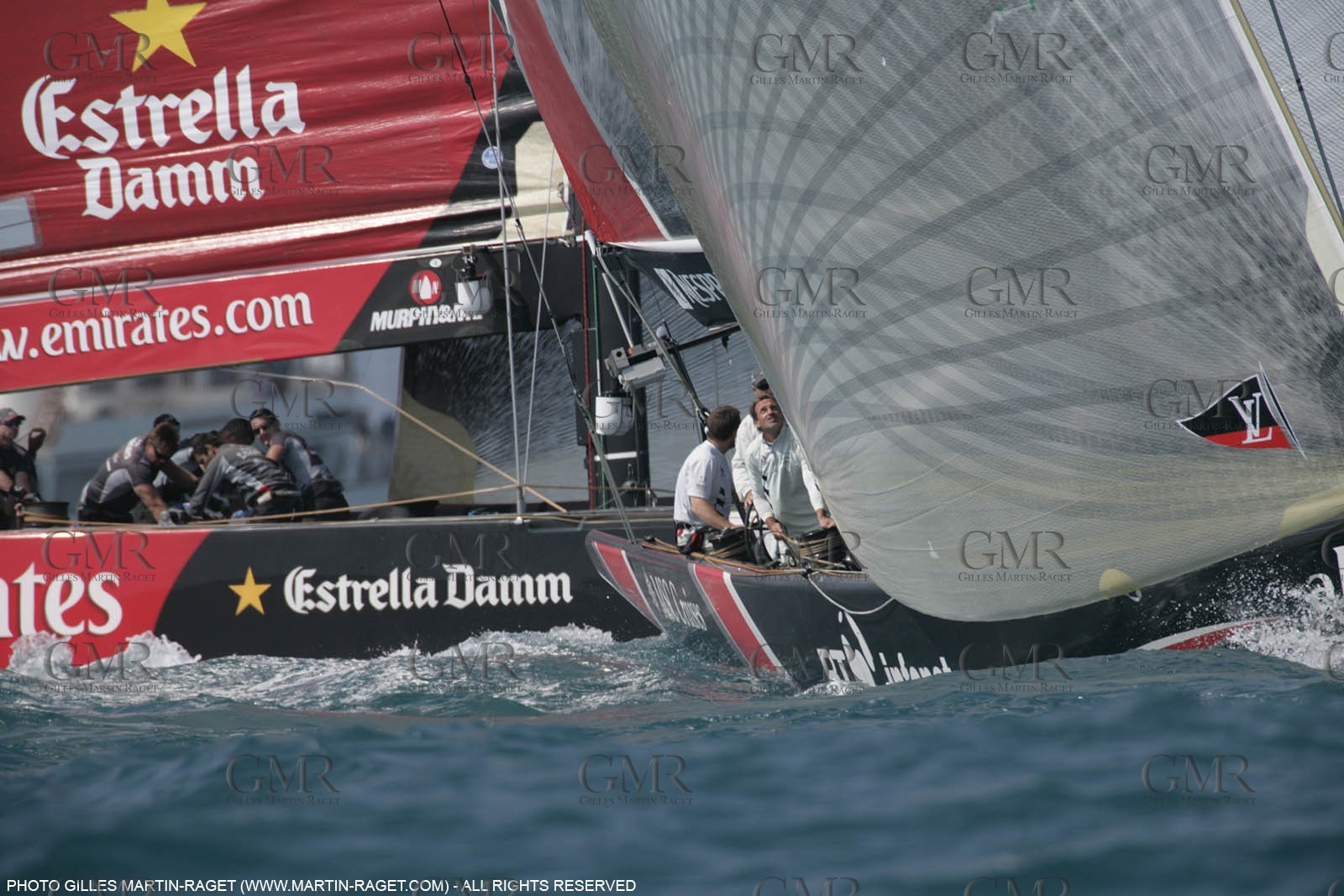 26 06 2007-Valencia (Spain)- 32nd America's Cup - Final Match - Day 3 - Alinghi vs Emirates Team New Zealand