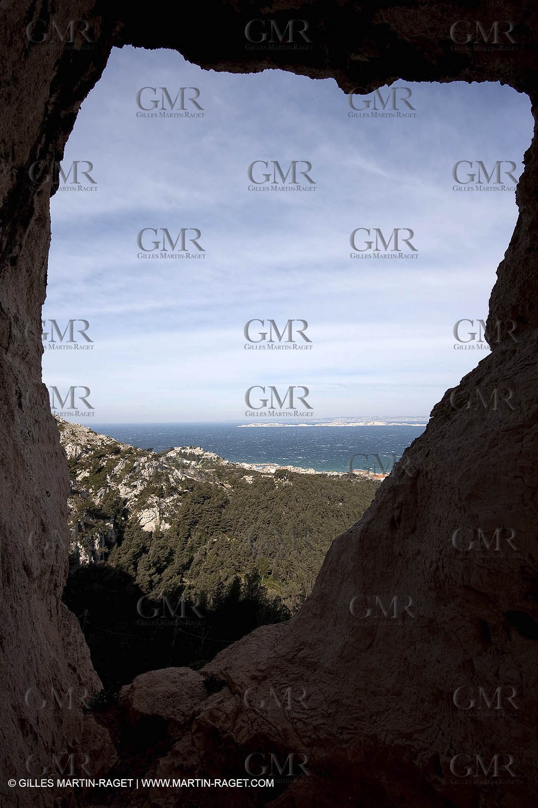25 03 2009 - Marseille (FRA, 13) - Les Calanques - Massif de Marseilleveyre - La Roche Percée
