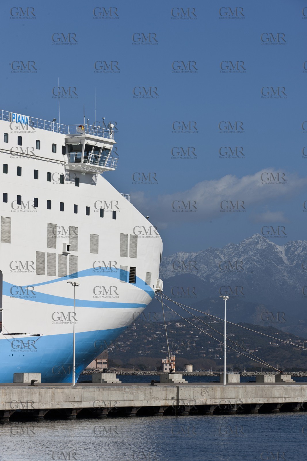16 02 2012 - Ajaccio (FRA, Corse) -  La Méridionale shipping company- Piana at Ajaccio