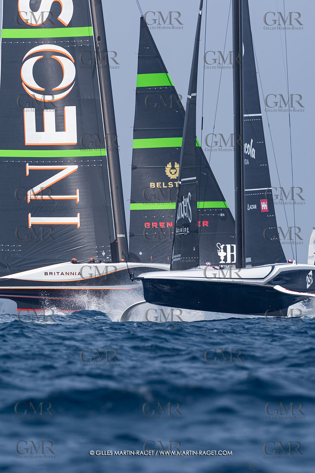 22 08 2024, Barcelona (ESP), Louis Vuitton 37th America's Cup, Louis Vuitton Preliminary Regatta, Race Day 1