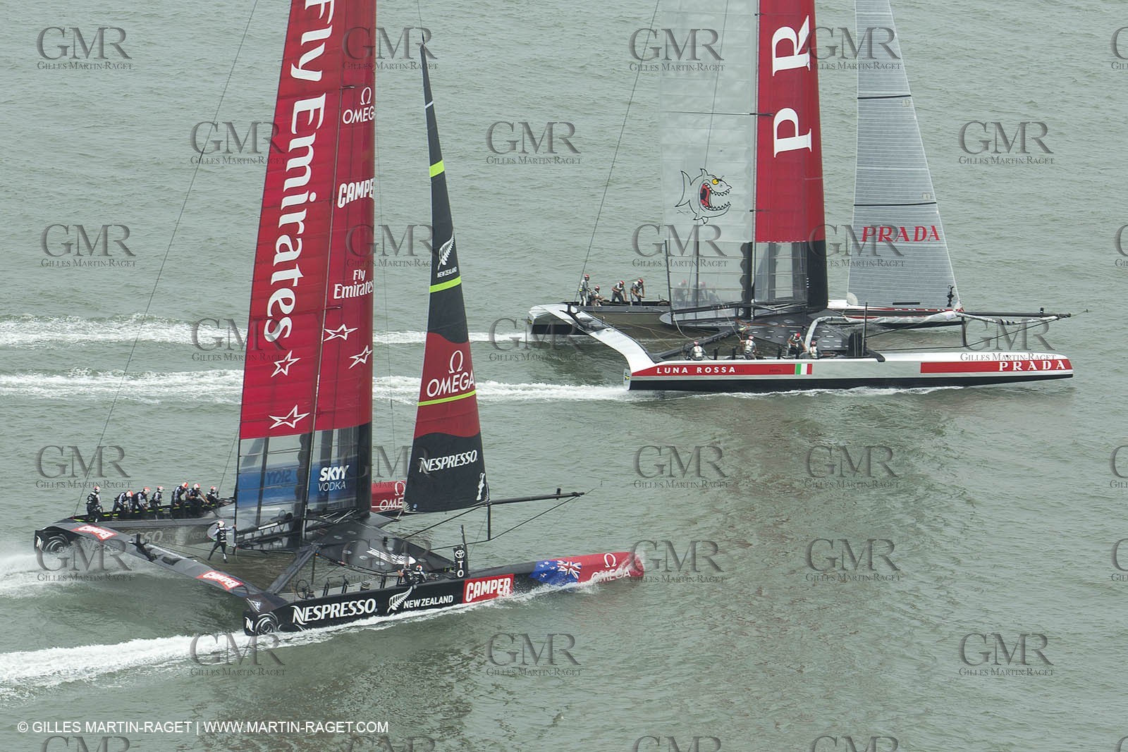 23 07 2013 - San Francisco (USA,CA) - 34th America's Cup - Louis Vuitton Cup - Race Day 9 - Emirates New Zealand Vs Luna Rossa