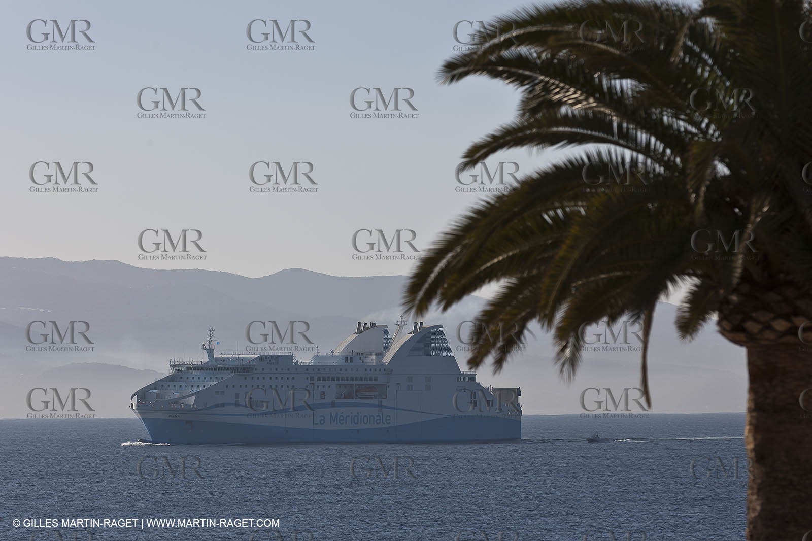 16 02 2012 - Ajaccio (FRA, Corse) -  La Méridionale shipping company- Piana at Ajaccio