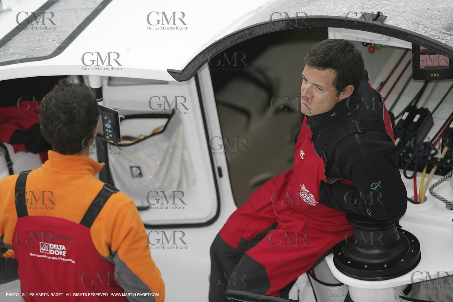 29 10 2006 - Saint Malo (FRA) - Route du Rhum 2006 - Passing through the locks