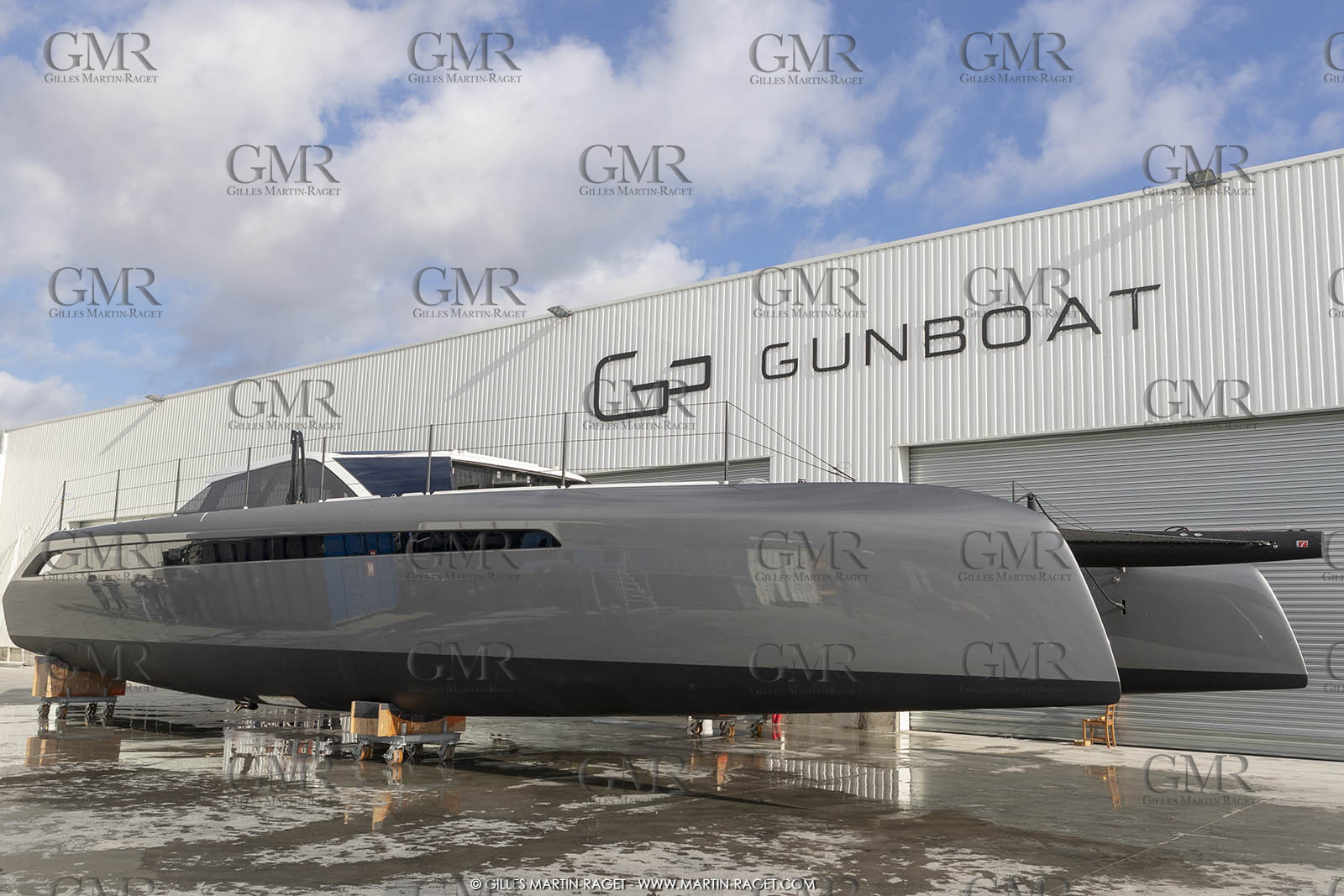 17 01 2018, La Grande Motte (FRA), Gunboat 68  1 launch