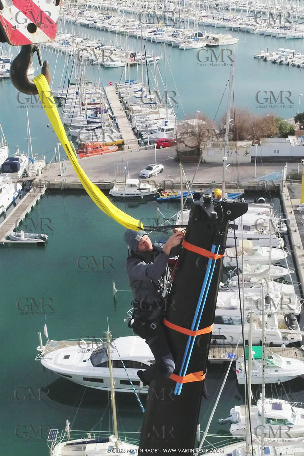 17 01 2018, La Grande Motte (FRA), Gunboat 68  1 launch