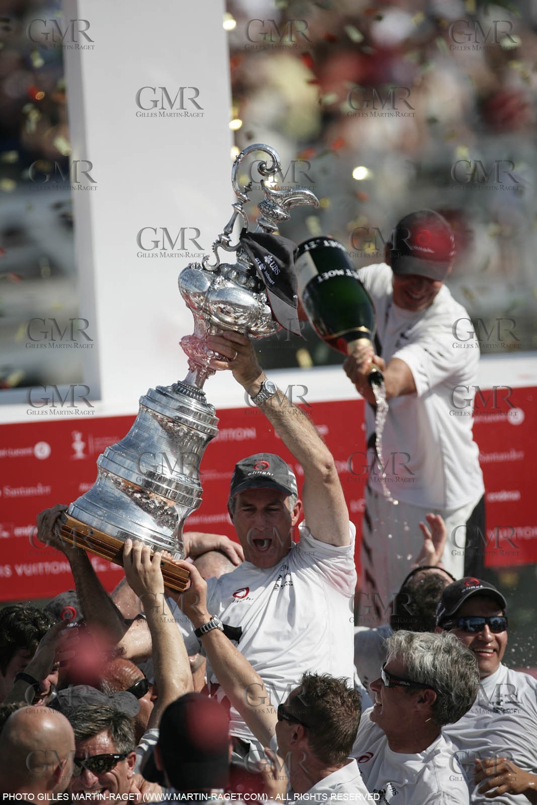 03 07 2007-Valencia (Spain)- 32nd America's Cup - Final Match - Day 8 - Alinghi vs Emirates Team New Zealand