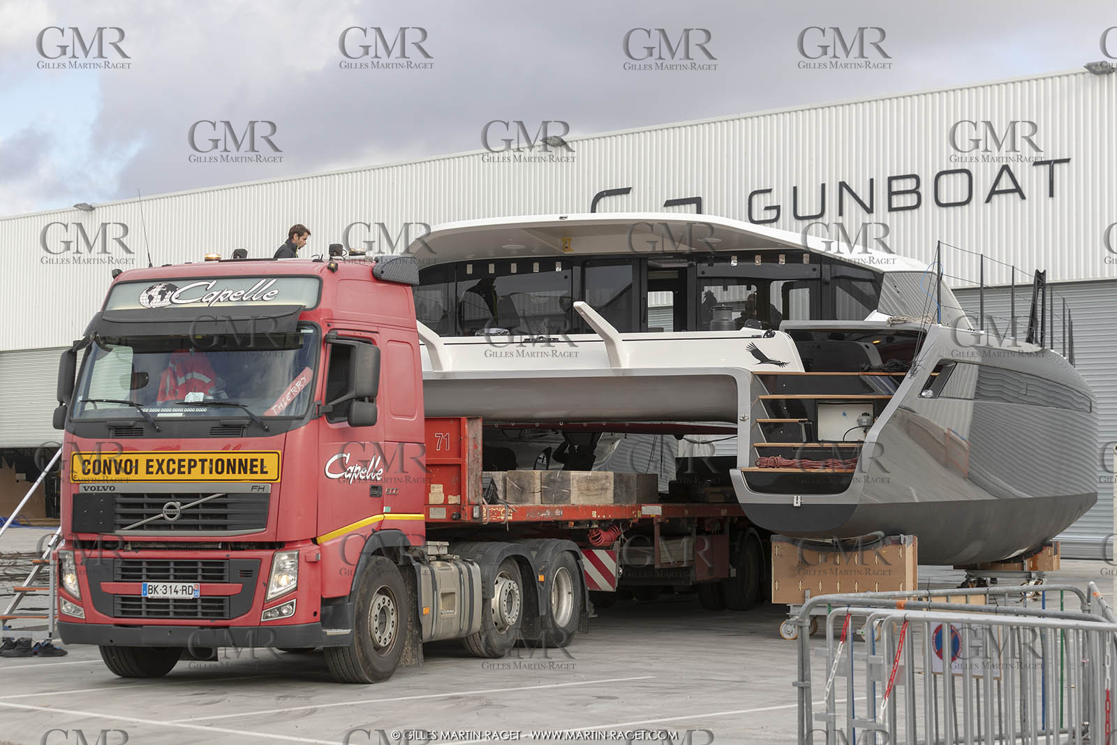 17 01 2018, La Grande Motte (FRA), Gunboat 68  1 launch