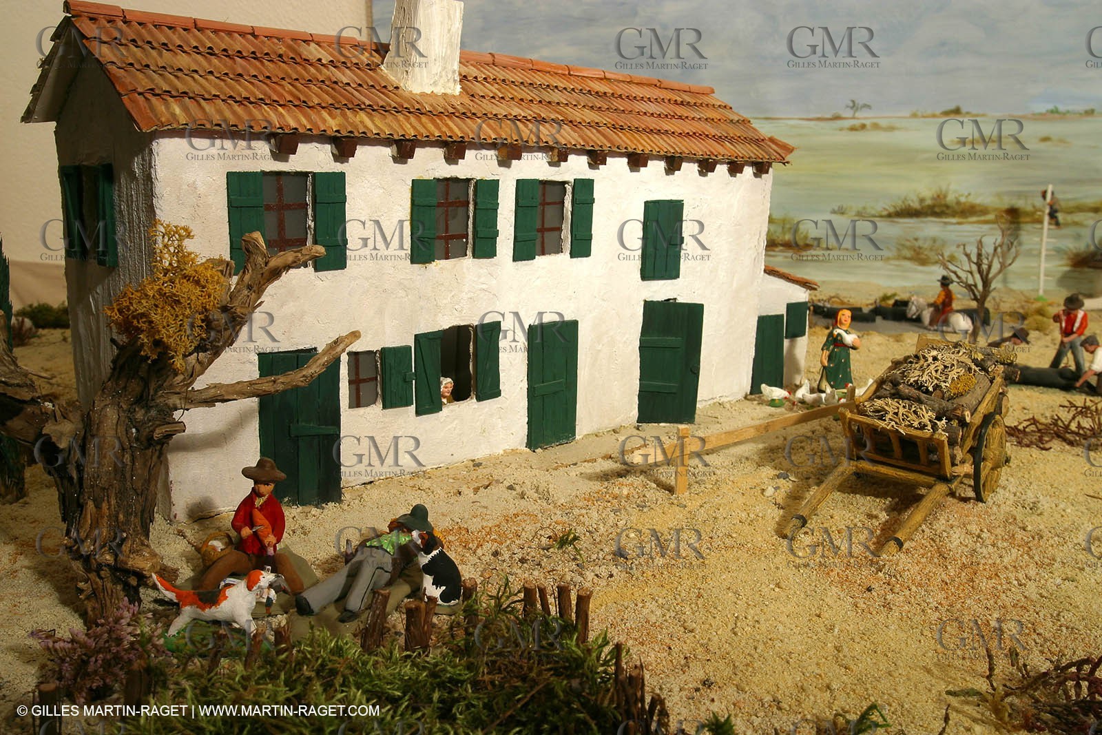 Great crib from les Saintes Maries de la mer (FRA, 13) for Christmas, December 2010
