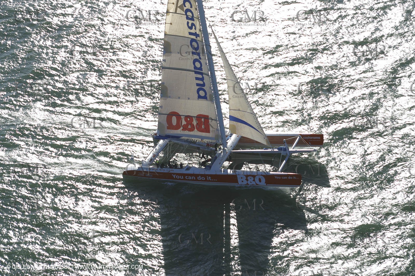 Kingfisher II - Jules Verne Trophy 2002 start - Brest
