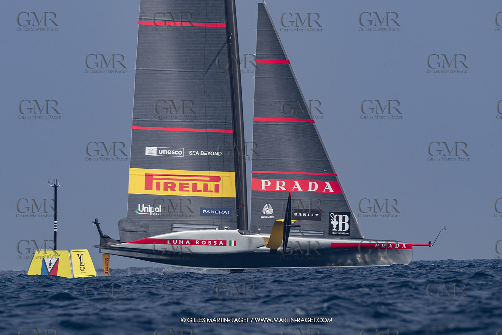 22 08 2024, Barcelona (ESP), Louis Vuitton 37th America's Cup, Louis Vuitton Preliminary Regatta, Race Day 1