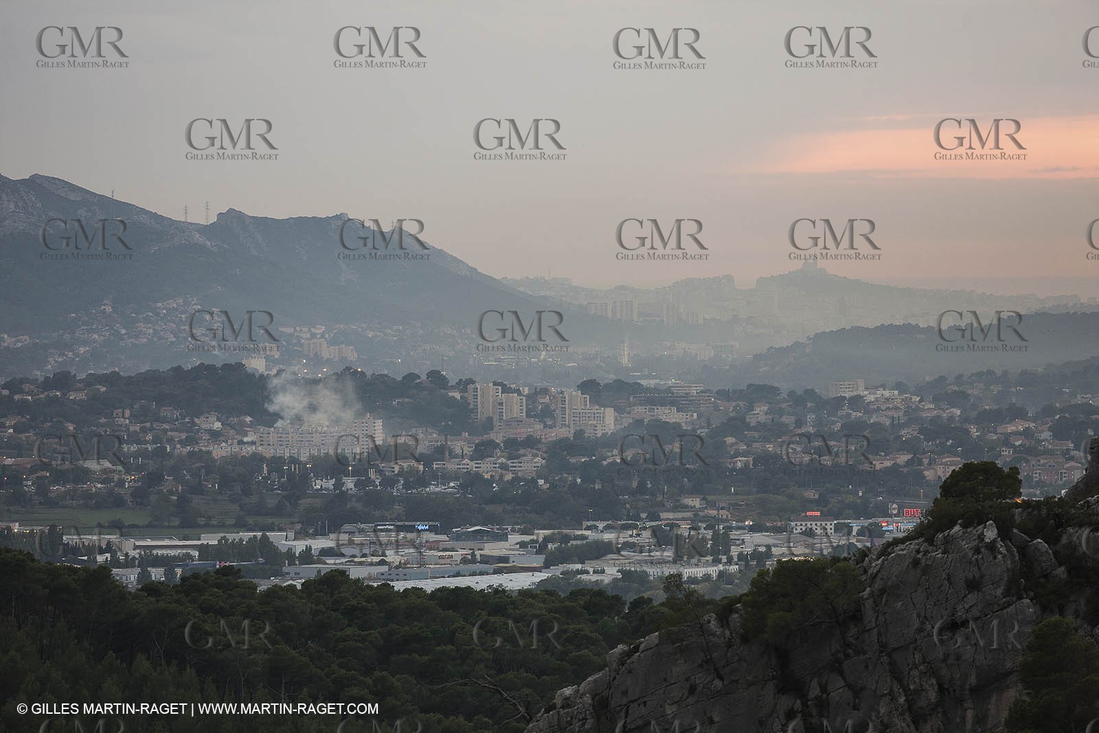 23 10 2012 - Gemenos (FRA) - Aubagne the 'Huveaune river valley, East of Marseille