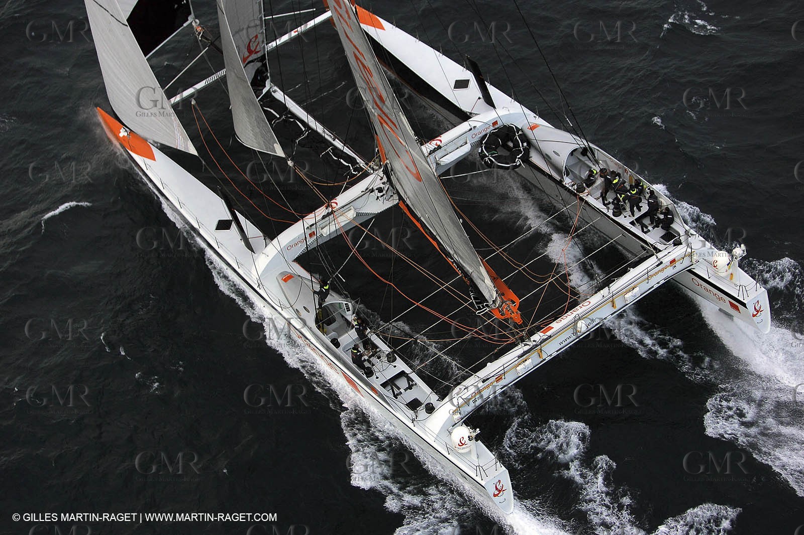 Orange II - 2004 Mediterranée Record - Start off Marseilles