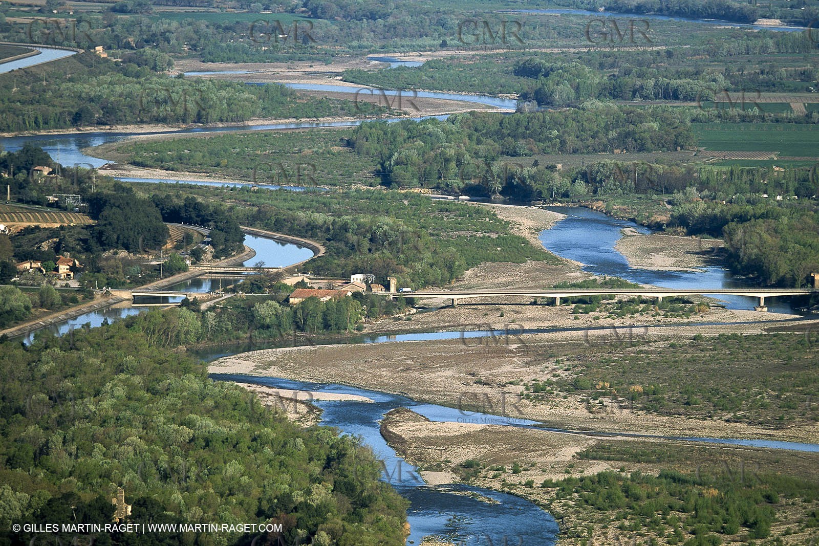 Durance river valley
